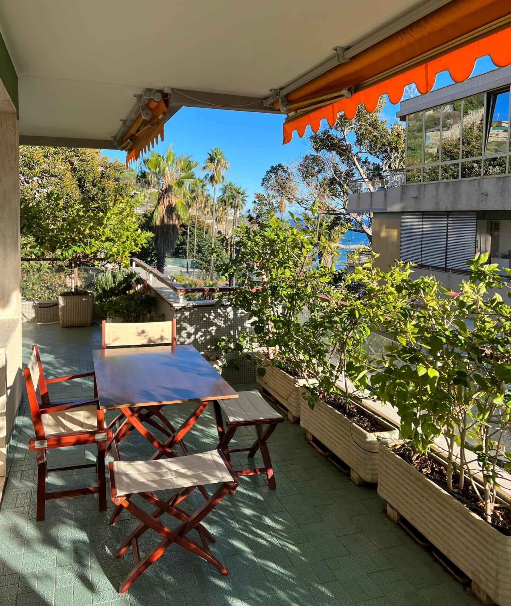 Tre Ponti Beach Apartment - Terrazzo Vista Mare Sanremo Exteriér fotografie